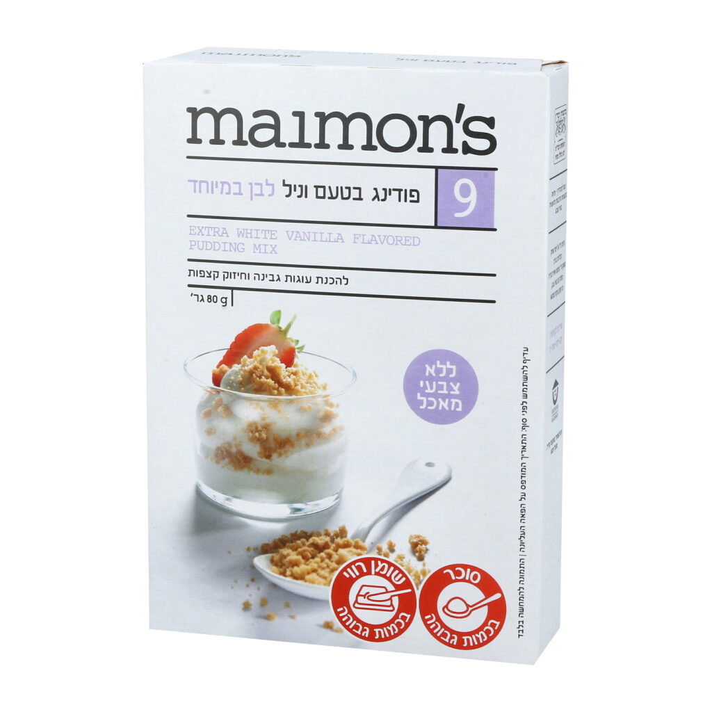 פודינג לבן בטעם וניל image