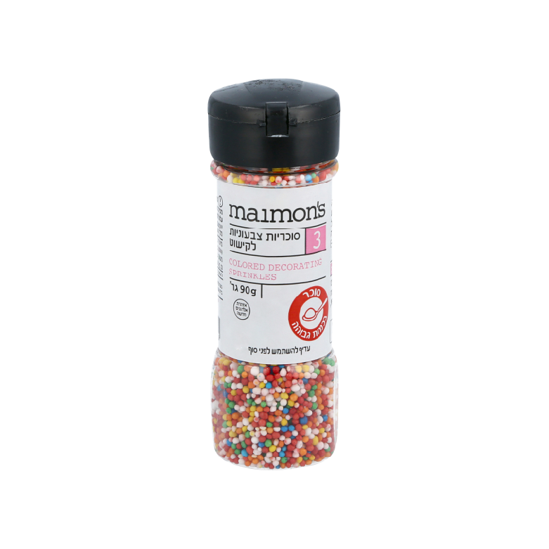 סוכריות צבעוניות לקישוט - 90 גרם image