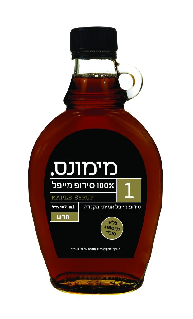 סירופ מייפל אמיתי 100% מקנדה - 187 מ